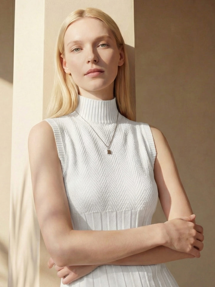 Brienna Gebreide Top