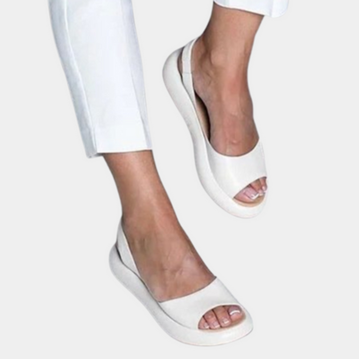 Comfortable women's summer shoes with thick sole – Tilda