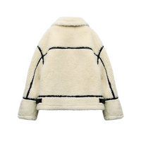 Teddy Pilot Jacket - Dilara | Trendy, Warm, Oversized & Stylish!