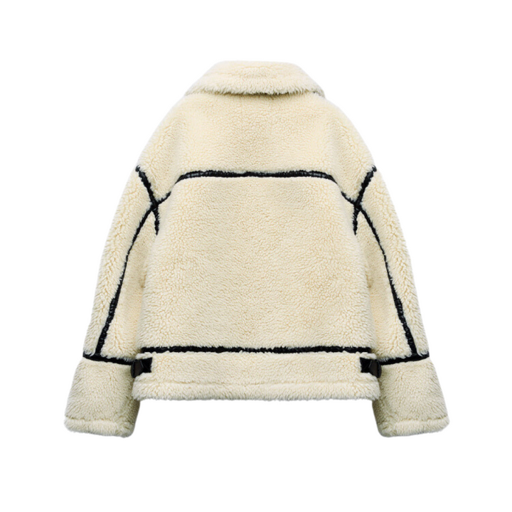 Teddy Pilot Jacket - Dilara | Trendy, Warm, Oversized & Stylish!