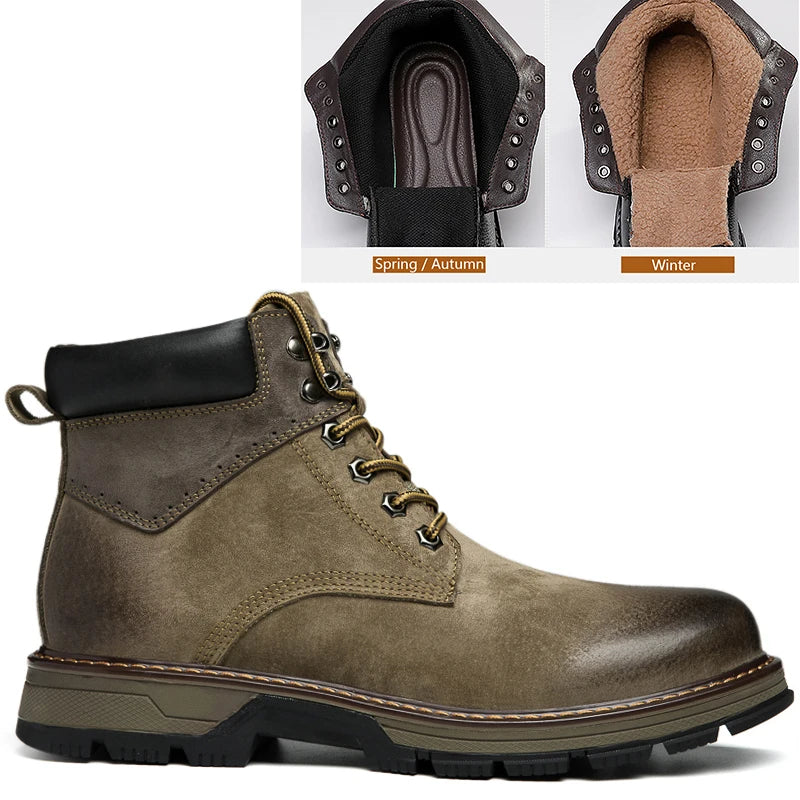 Sammy Jackson™ Leather Winter Shoes | True winter warmers