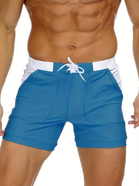 Quick-drying men's swim shorts with breathable design – Elias