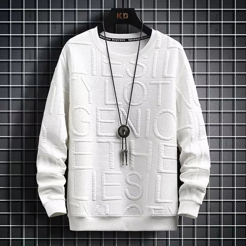 Sammy Jackson™ Jeroen Sweater | Trendy sweater met letterprint