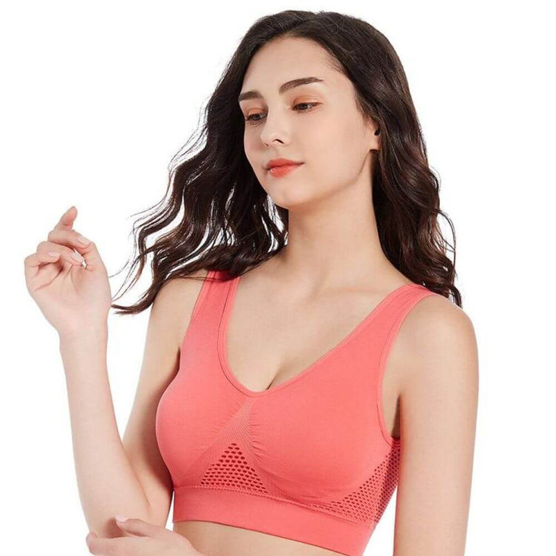 Breathable Mesh Sports Bra - Sofia