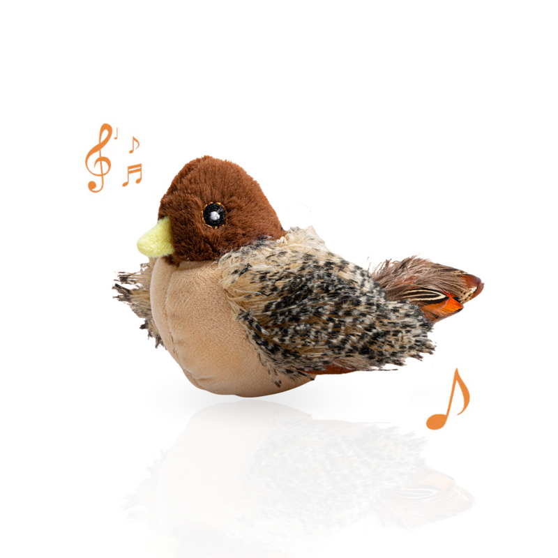 Interactive Cat Toy with Sound and Movement – FlappyChirp