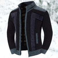 Wool Vest with Zipper and Sweater - Leon