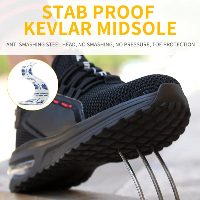 Ultralight Safety Shoes with Steel Toe – SteelFlex One