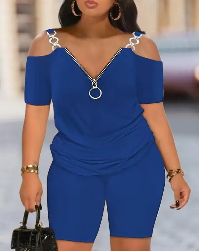 Sammy Jackson™ Hanneke Plus Size Playsuit | Trendy & Zomers