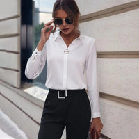 Trendy Women's Chiffon Blouse - Amélie