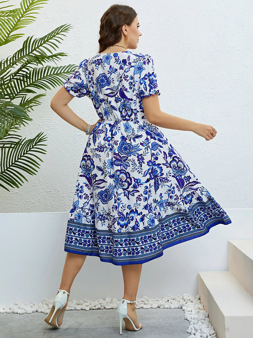 Sammy Jackson™ Lexy Plus-Size Jurk | Stijlvol & Vrolijk