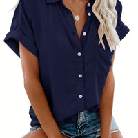 Grace Collar Blouse | Comfortable Button Closure