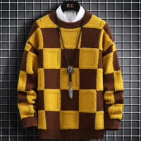 Sammy Jackson™ Luxe Plaid Trui | Zachte warme trui van kasjmier