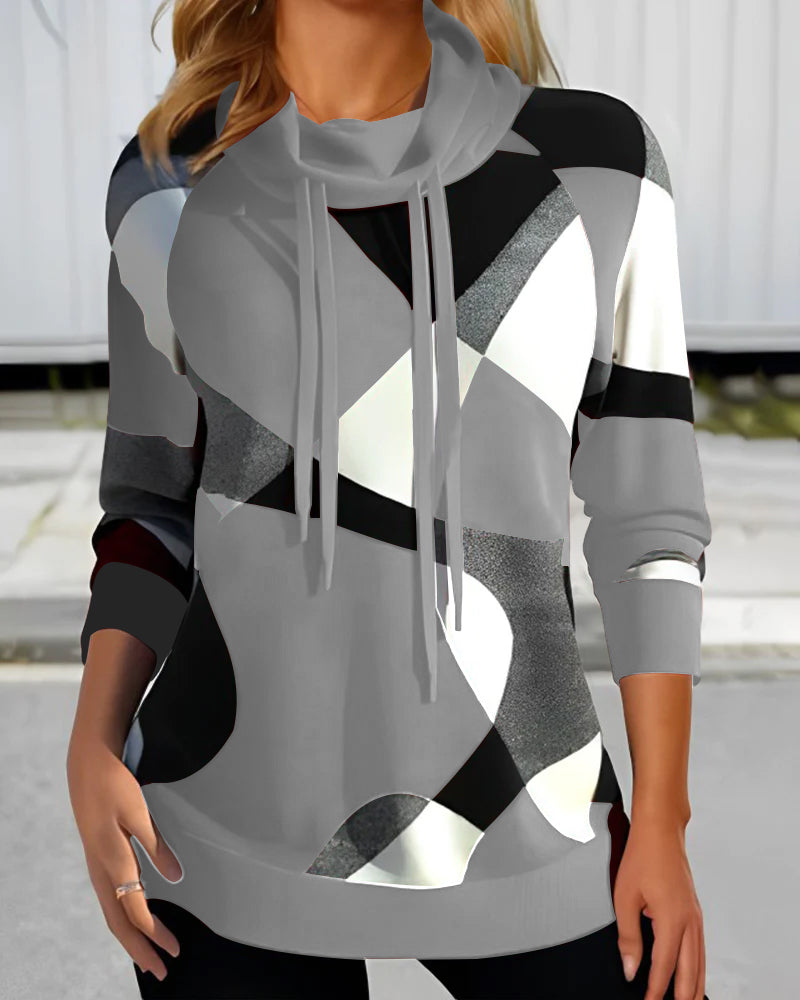 Sweater with High Collar – Lorina