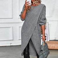 Knitted Dress with Wrap Look – Maribelle