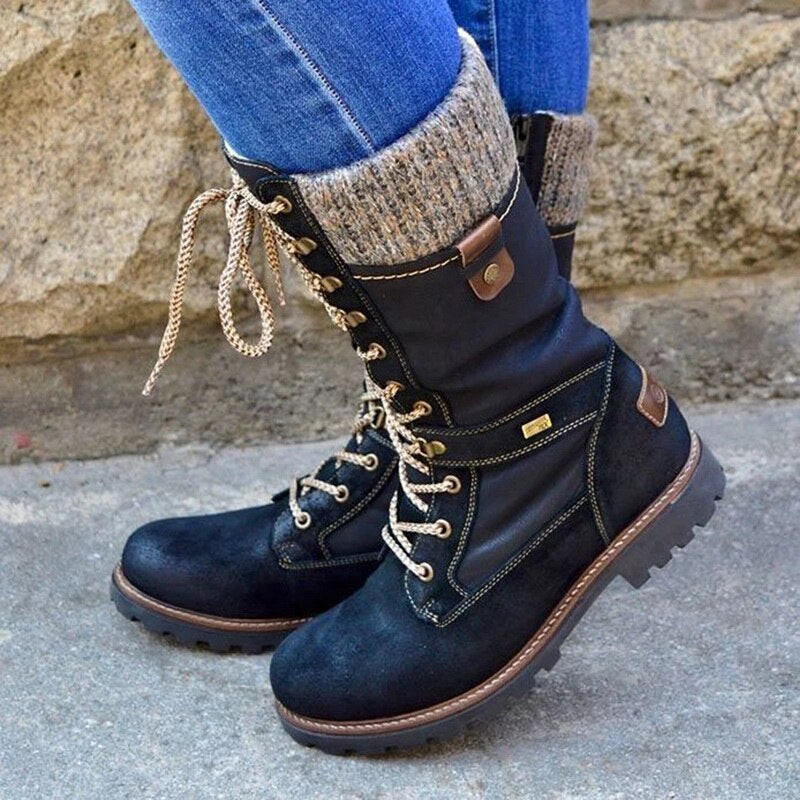 Stylish Tall Women's Winter Boots - Nora