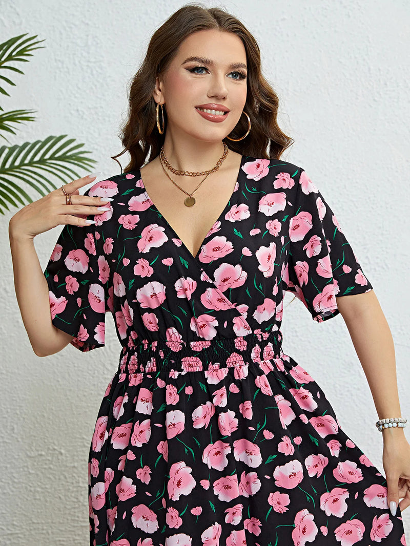 Sammy Jackson™ Meredith Plus-Size Dress | Summer & Cheerful