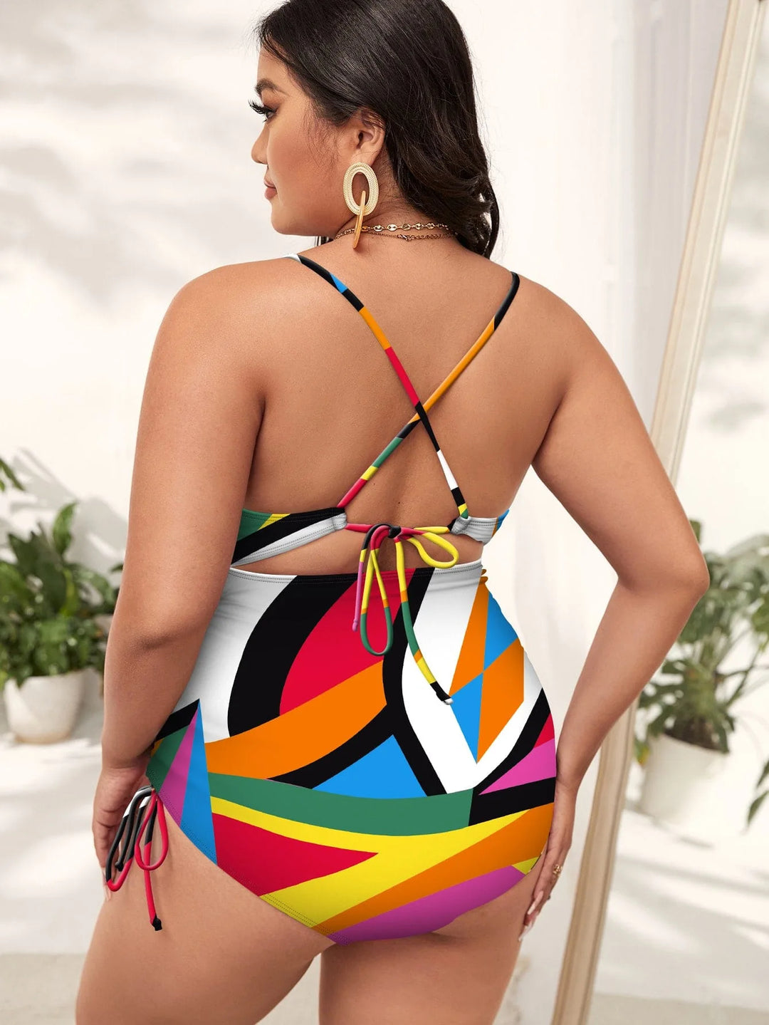 Sammy Jackson™ Jewel Plus-Size Swimsuit | Colorful & Trendy