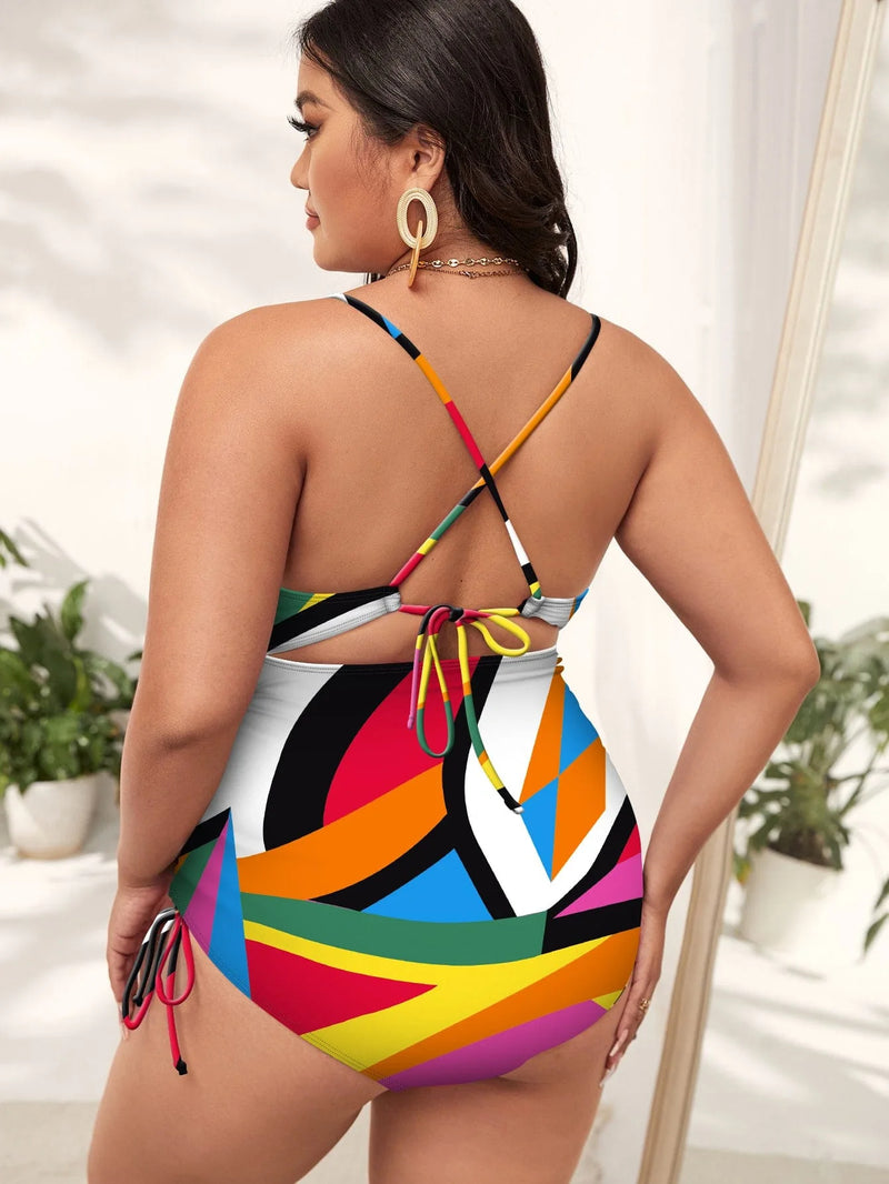 Sammy Jackson™ Jewel Plus-Size Swimsuit | Colorful & Trendy