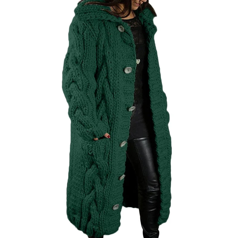 Comfortable Thick Knitted Cardigan - Emma