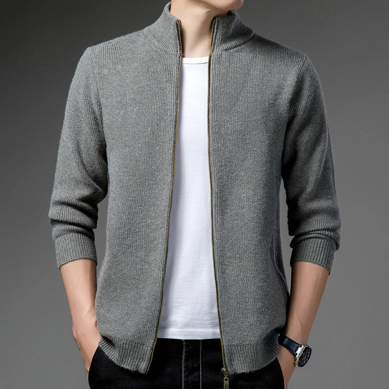 Sammy Jackson™ AutumnKnit Vest | Slimfit vest met ritssluiting