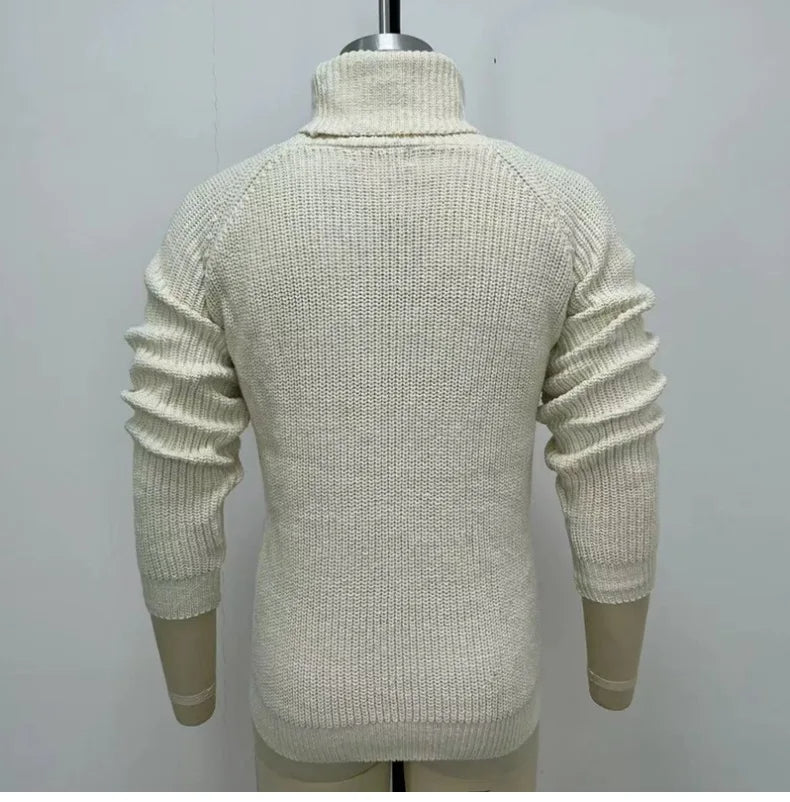 Sammy Jackson™ Josh Sweter z Dzianiny | Stylowy Dzianinowy Sweter Plus Size