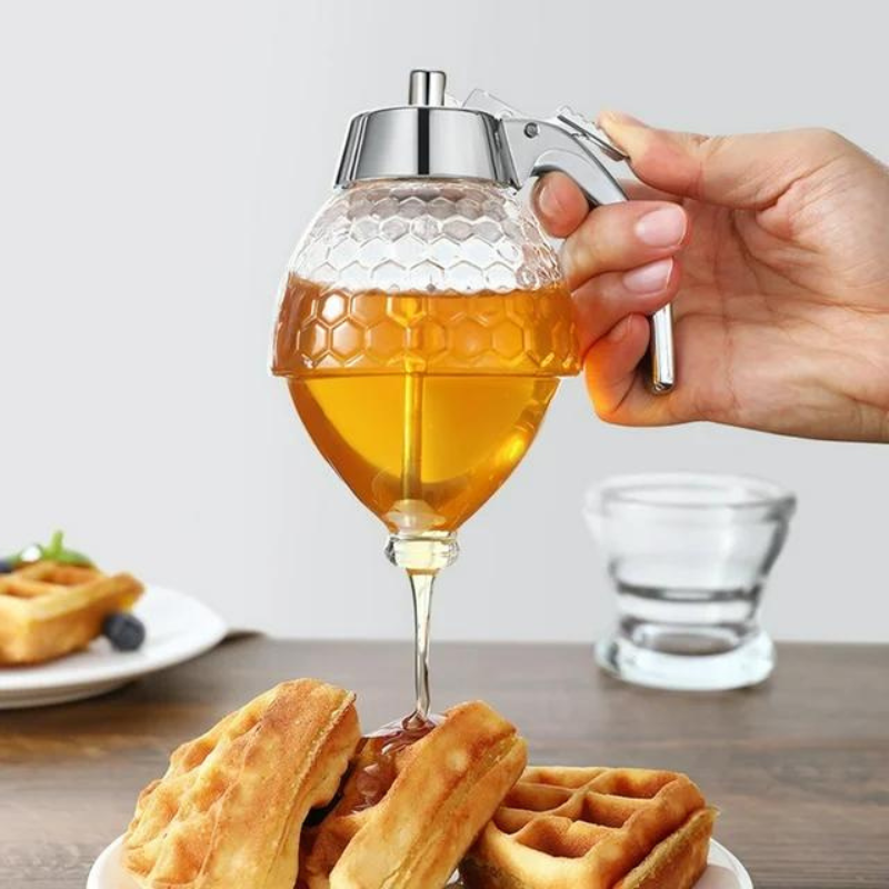 Stylish and Handy Honey Dispenser - HoneySaver
