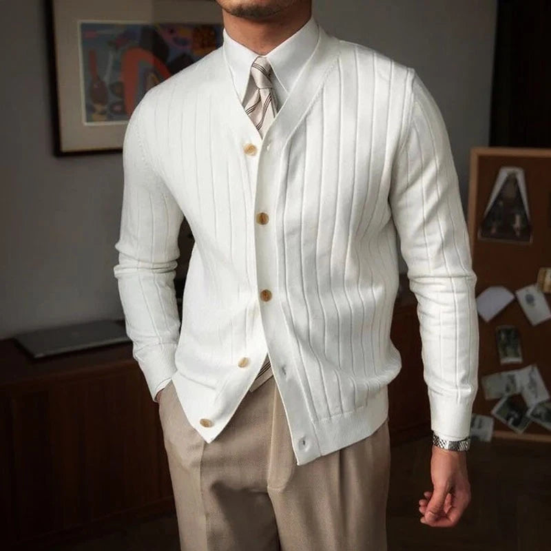 Sammy Jackson™ Tijn Sweter Dzianinowy | Stylowy sweter o dopasowanym kroju