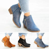 Orthopedic Leather Ankle Boots - Helena