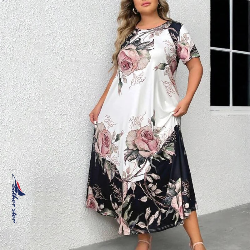 Sammy Jackson™ Rhoda Plus-Size Maxi Dress | Stylish & Eye-Catching