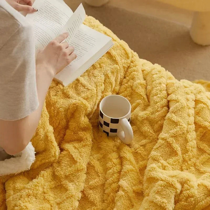 Dikke Winter Lamswollen Deken - WarmWool