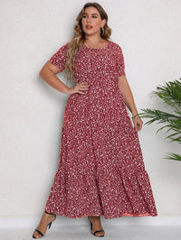 Sammy Jackson™ Stella Plus-Size Maxi-Jurk | Kleurrijk & Stijlvol