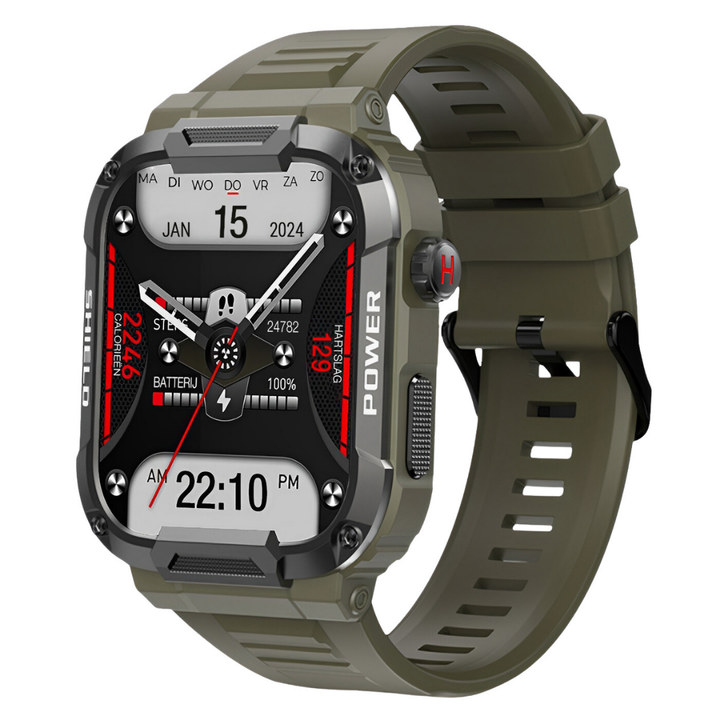 Rugged Men's Smartwatch - IronPulse X1