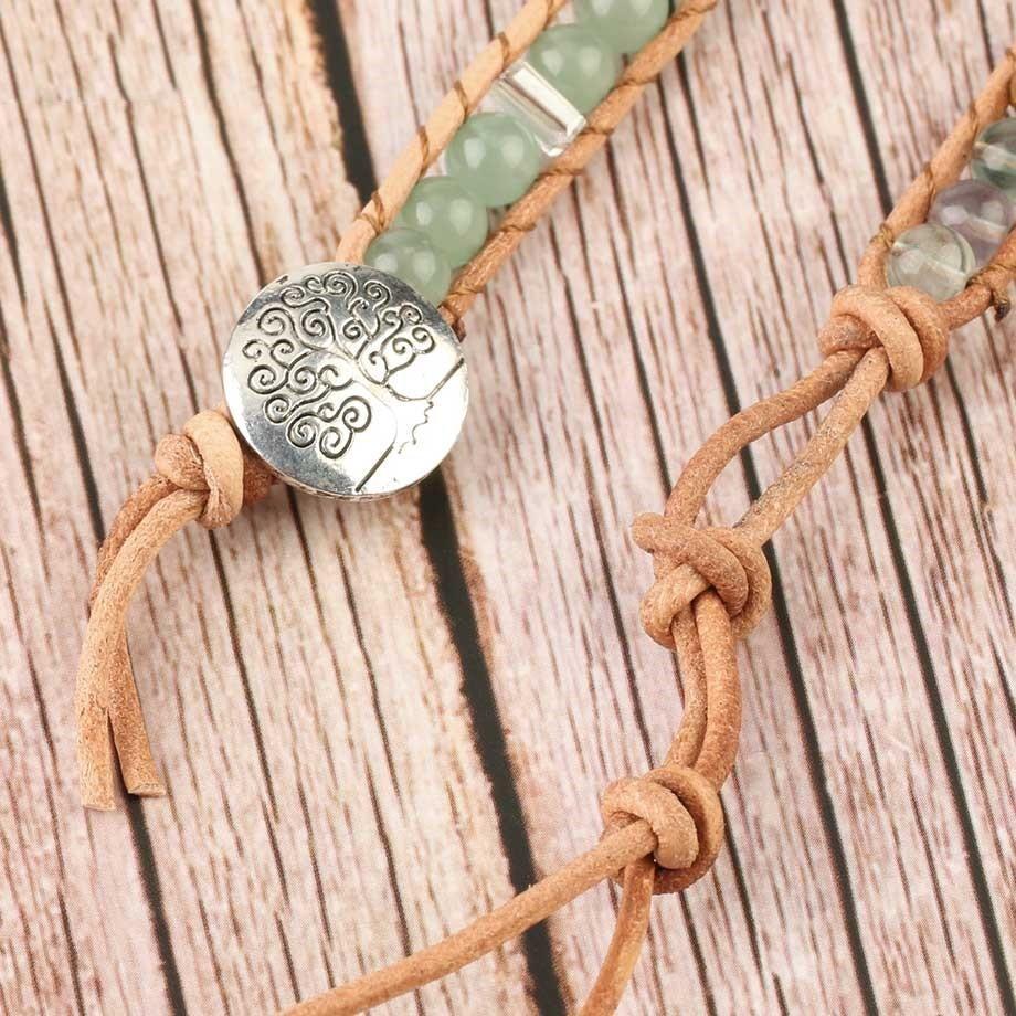 Detoxifying Fluorite Wrap Bracelet - Iris