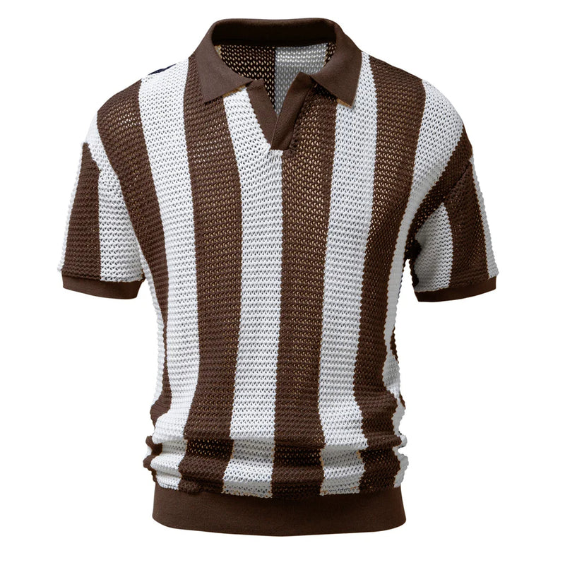 Sammy Jackson™ Bastiaan Poloshirt | Gestreept & Ademend