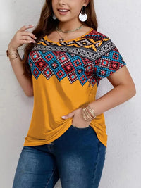 Sammy Jackson™ Luna Plus-Size T-Shirt | Casual & Cheerful