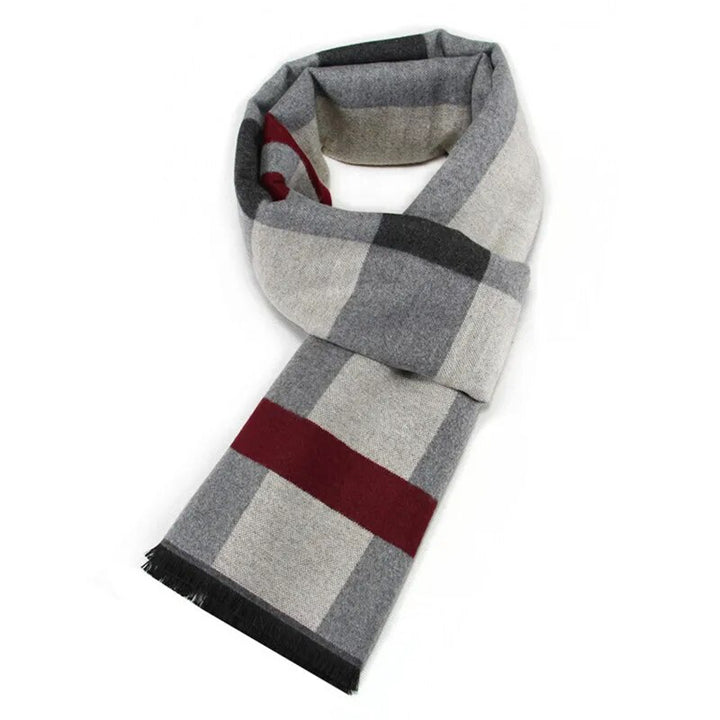 Sammy Jackson™ Checked Scarf | Stylish and warm cashmere scarf