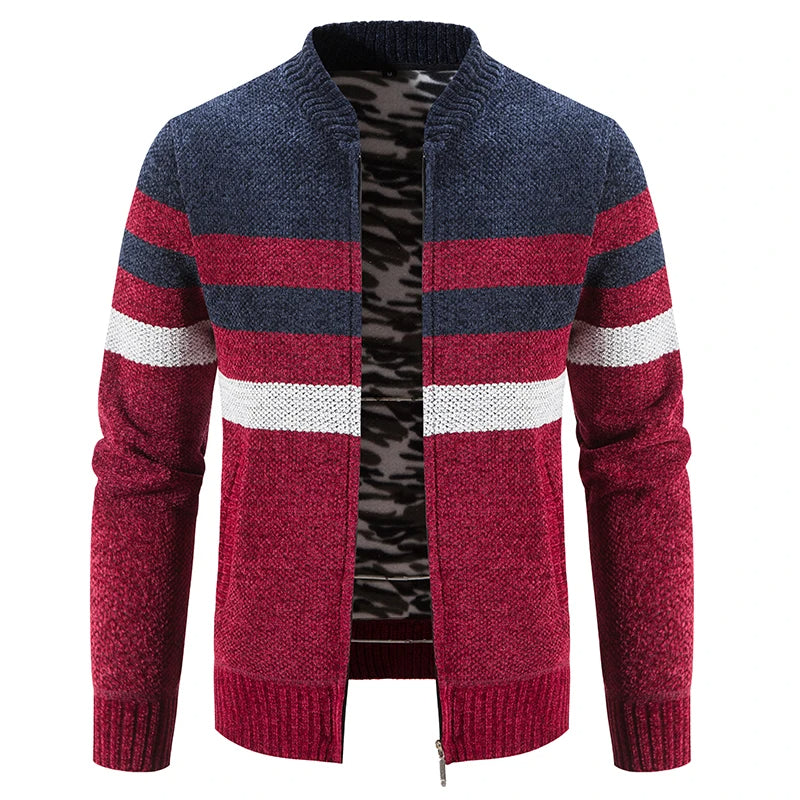 Men's Striped Fall Vest – Tobias
