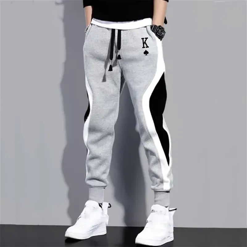 Sammy Jackson™ Spade K Vibes Jogging Pants | Urban match black and gray pants