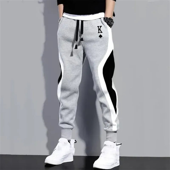 Sammy Jackson™ Spade K Vibes Jogging Pants | Urban match black and gray pants
