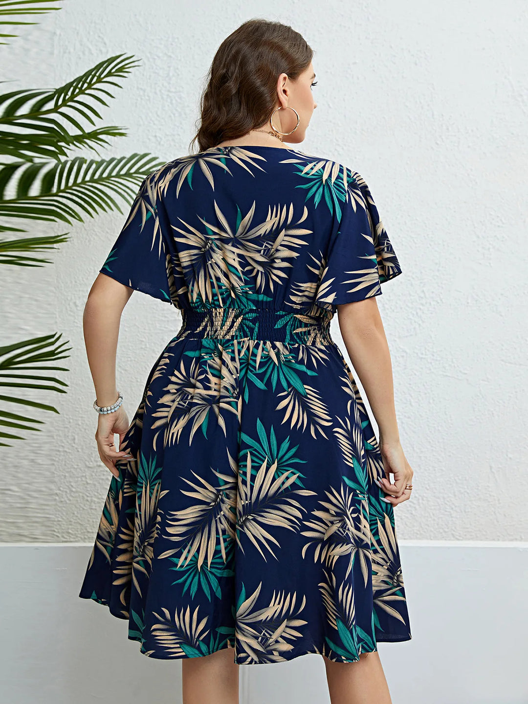 Sammy Jackson™ Dahlia Plus-Size Jurk | Vrolijk & Stijlvol