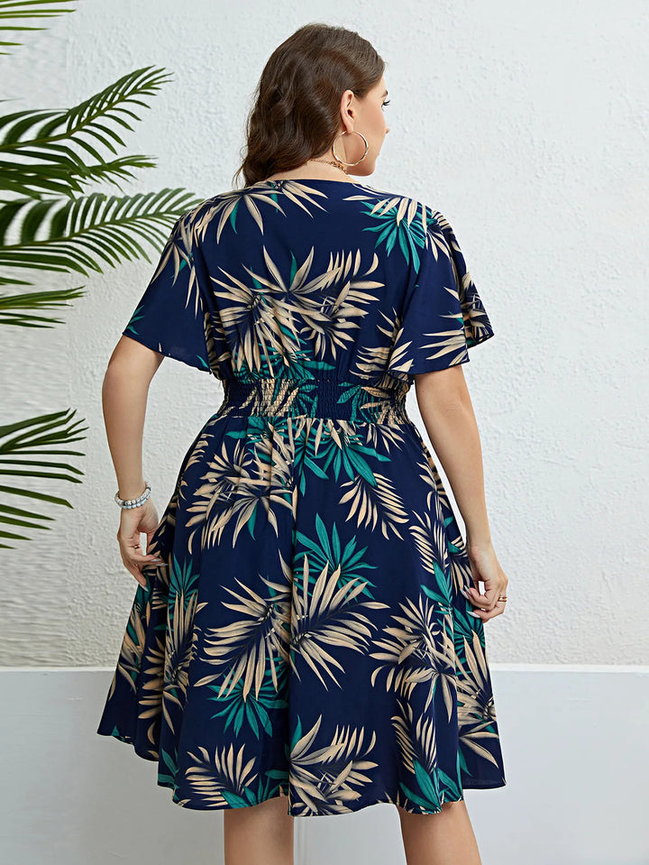 Sammy Jackson™ Dahlia Plus-Size Jurk | Vrolijk & Stijlvol