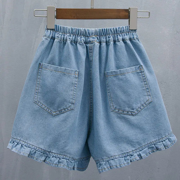 Sammy Jackson™ Linde Krótkie Spodnie Plus Size | Denim i Modne