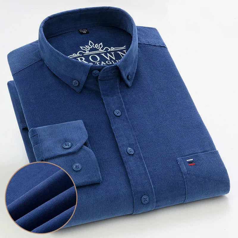 Sammy Jackson™ Rik Plus Size Overhemd | Stijlvol & Effen