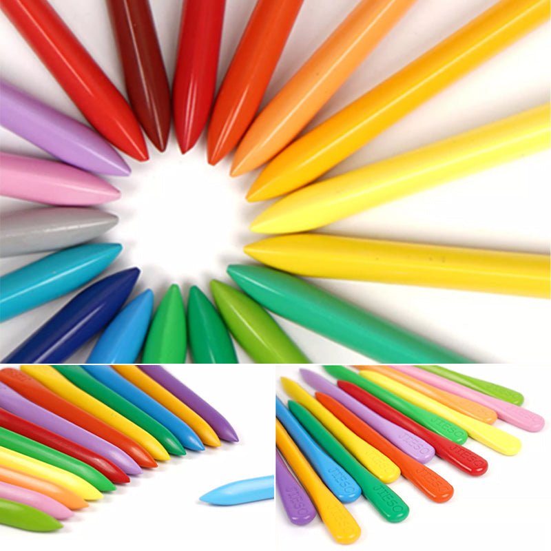 Naturalne Kolorowe Kredki Woskowe - EcoCrayons