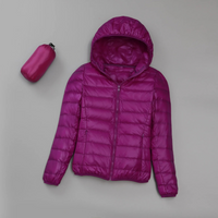 Ultra-Light Quilted Women's Jacket with Hood – Elara
