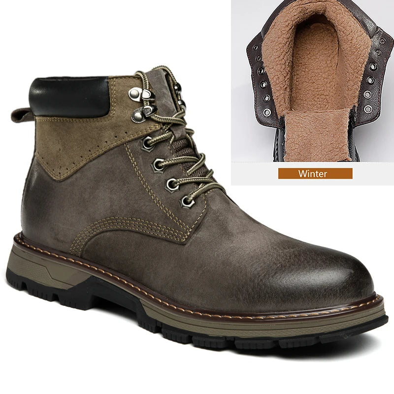 Sammy Jackson™ Leather Winter Shoes | True winter warmers