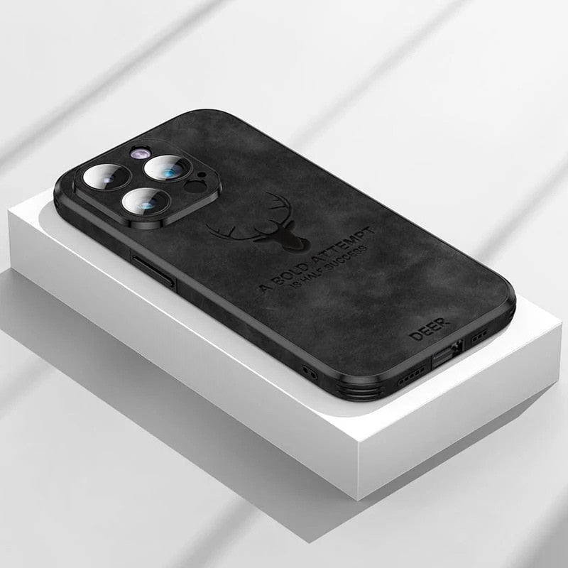 Luxury Deer Leather iPhone Case – Veltro