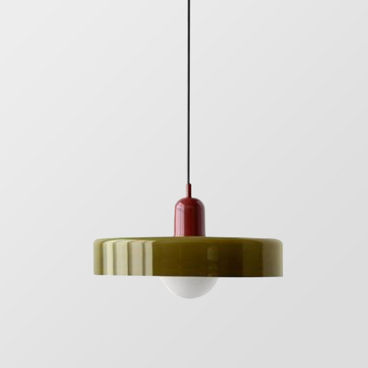 Colored Glass Pendant Lamp - BauLume