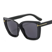 Stijlvolle Cat-Eye zonnebril met UV-bescherming en verloop - VueLuxe