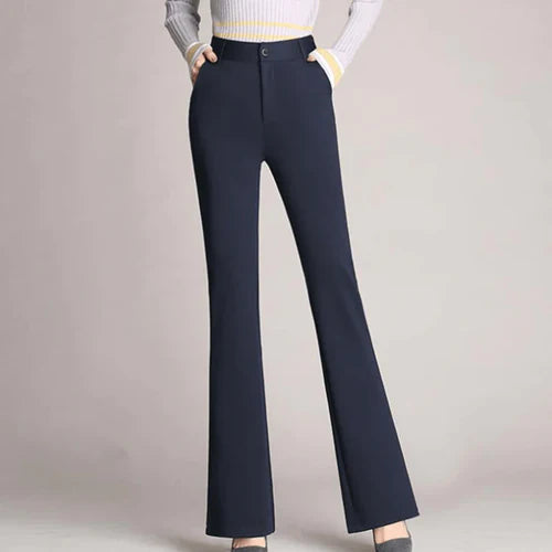 Slim Flared High Waist Pants – Mila